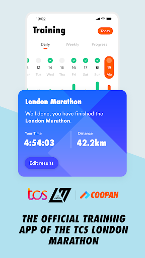 Coopah: The Run Coaching App Screen 2