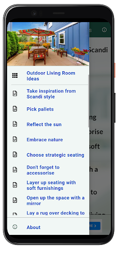 Android application Outdoor Living Room Ideas screenshort