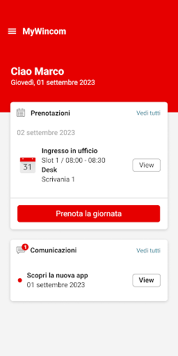 Android application MyWincom screenshort