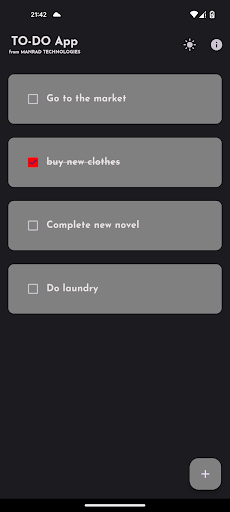 To-Do App Screen 3