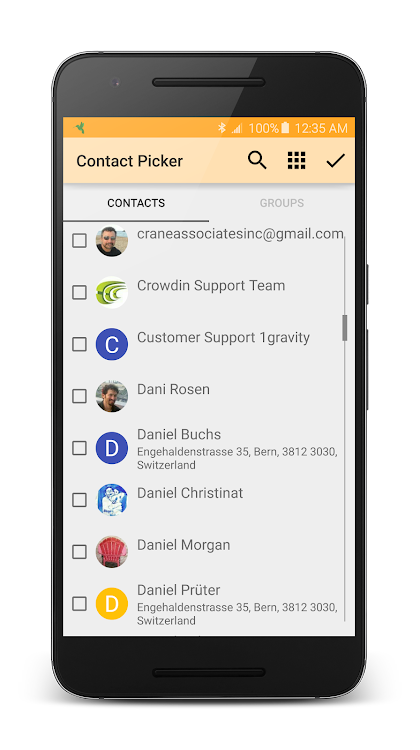 Contact Picker Demo - 1.2.1 - (Android)