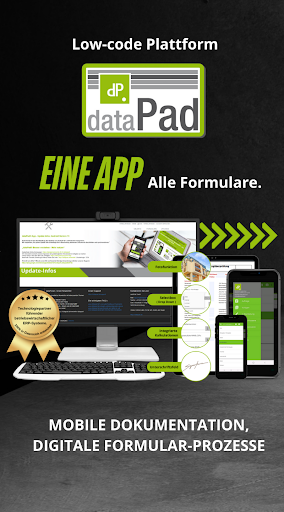 Android application dataPad Formular-App screenshort