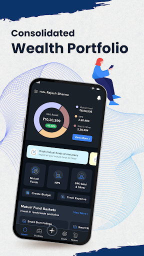 Android application Floatr: Mutual Fund NPS & Gold screenshort