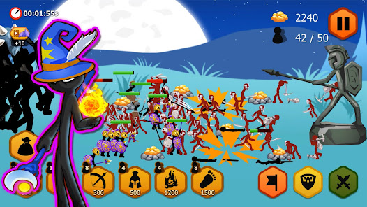 Screenshot 4 Stickman War Battle android