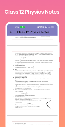 Class 12 Physics Notes Screen 3