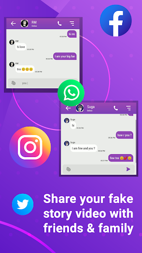 BTS love chat Messenger