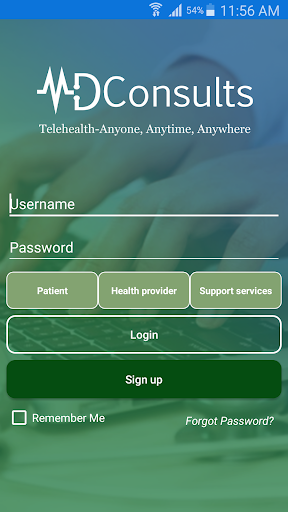 Android application MDConsults screenshort