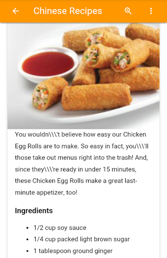 Chinese Recipes Screenshot 2 - AppWisp.com