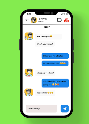 버섯도리 Fake Video Call Screen 3