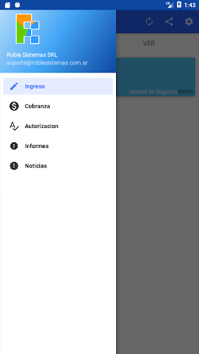 Roble App Screen 2