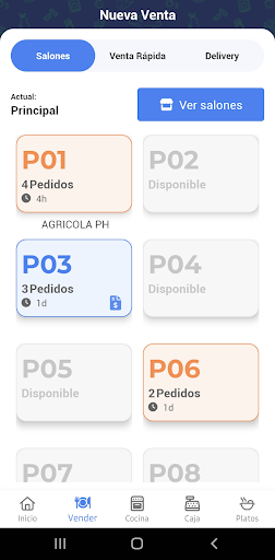 Android application Restaurant.pe screenshort