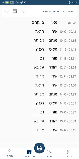 רשימת שמירה