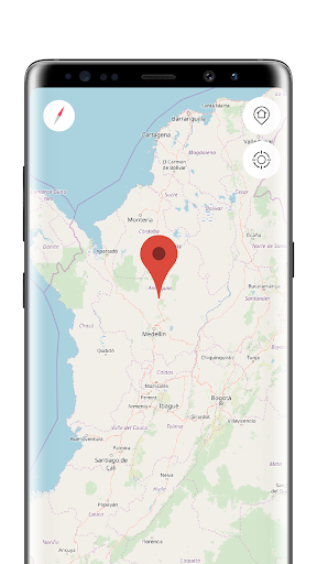Android application Colombia offline map screenshort
