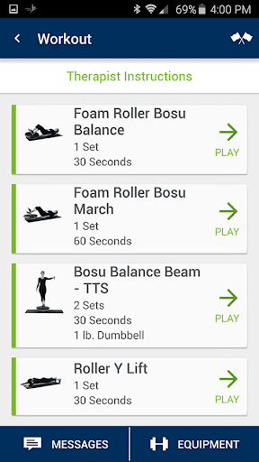 Android application Excelsior Physical Therapy screenshort