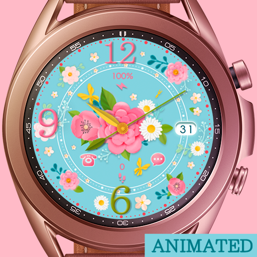 Origami Flower Garden_Watchfac logo