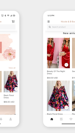 Nicole & B Boutique Shop Screen 2