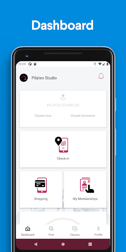 Android application Pilates Studio at STARplex screenshort