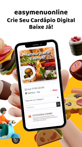Android application App Cardápio Digital Grátis screenshort
