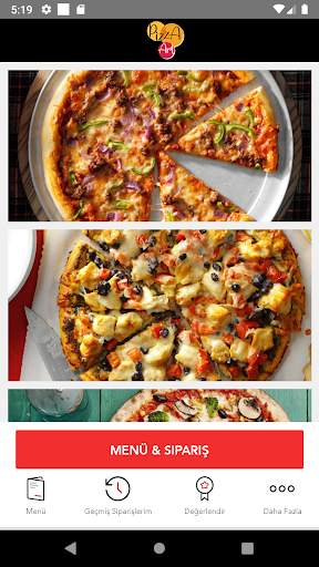 Android application Pizza Art screenshort
