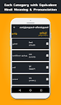 screenshot of Learn Hindi from English Tamil