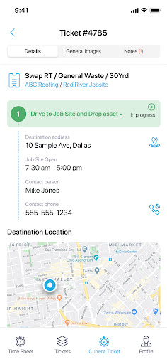 Linklogiq Drivers Application Screen 2