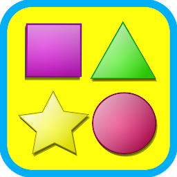 Icon image Shapes game for kids flashcard