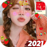 Live Sweet Camera Face Stickers Editor-Snap Filter
