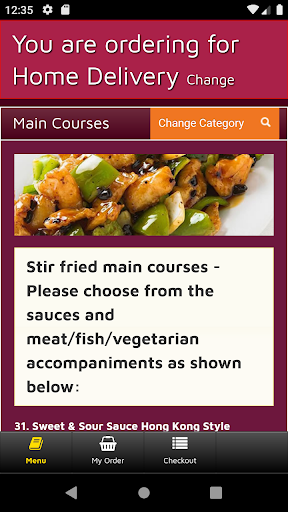 PAYA Cuisine Screen 2