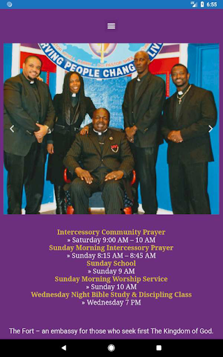 Conquerors Christian Center Screen 3