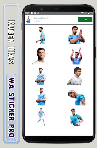 Ruben Dias - WA Sticker Pro Screen 2