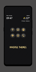Slate Gray - Gold Icons