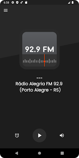 Android application Rádio Alegria FM 92.9 screenshort