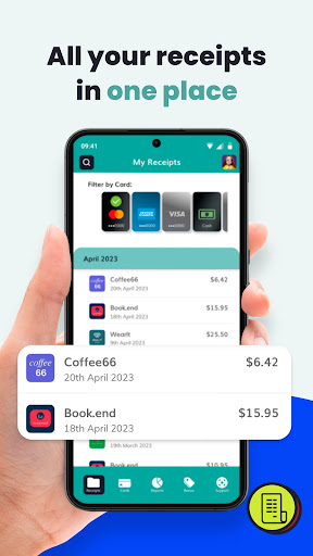 Android application e.pop: Digital Receipts screenshort