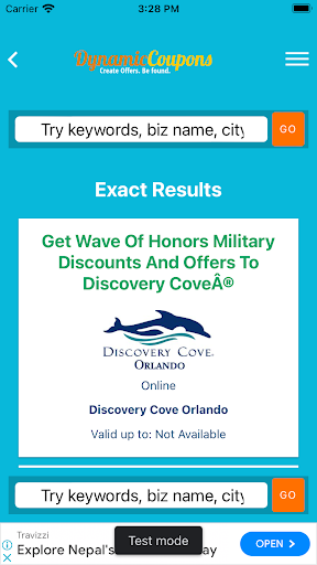 DynamicCoupons Screen 3