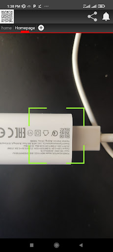 barcode scanner Screen 2