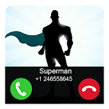 Call From SuperHero Prank icon