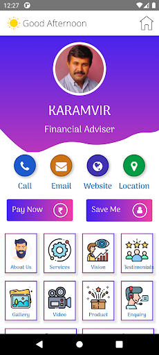 Android application Karamvir screenshort