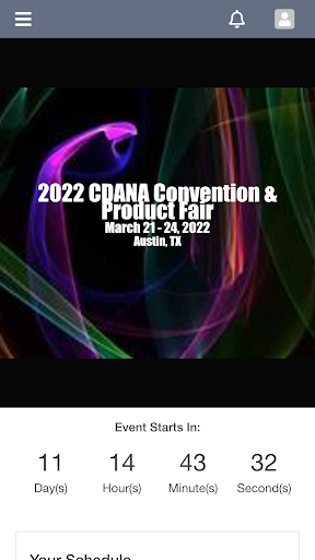 Android application CDANA 2022 screenshort