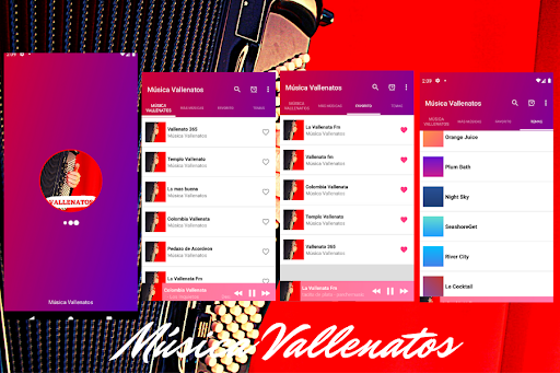 Android application Música Vallenatos Romanticos D screenshort