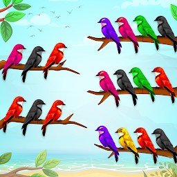 「鳥類排序拼圖 - 鳥類遊戲」圖示圖片