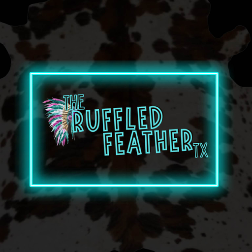 The Ruffled Feather TX logo