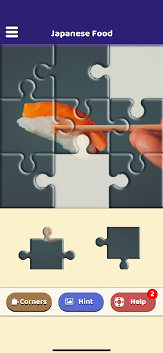 Android application Japanese Food Puzzle screenshort