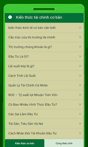 Kiến Thức Tài Chính Screen 2