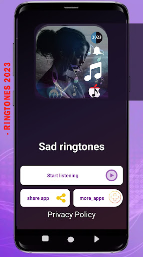 Android application Sad ringtones phone 2024 screenshort