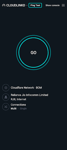 Android application SpeedTest by CloudLinkd screenshort