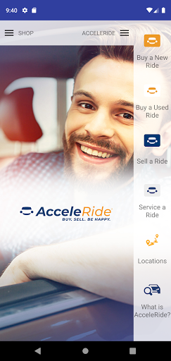 Android application AcceleRide screenshort