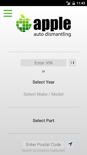 Android application Apple Auto Dismantling screenshort
