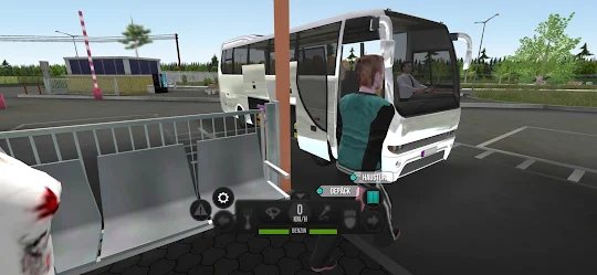 Driving a Bus Simulator