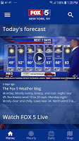 screenshot of FOX 5 New York: Weather