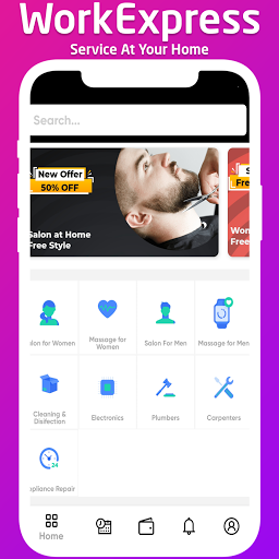 Work Express Home Services App